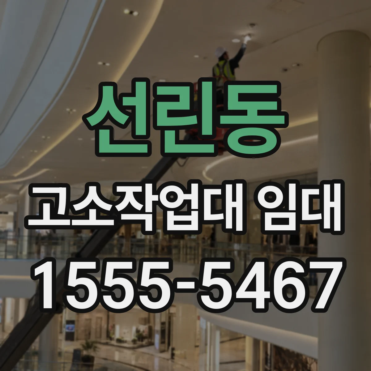 선린동 고소작업대 임대
