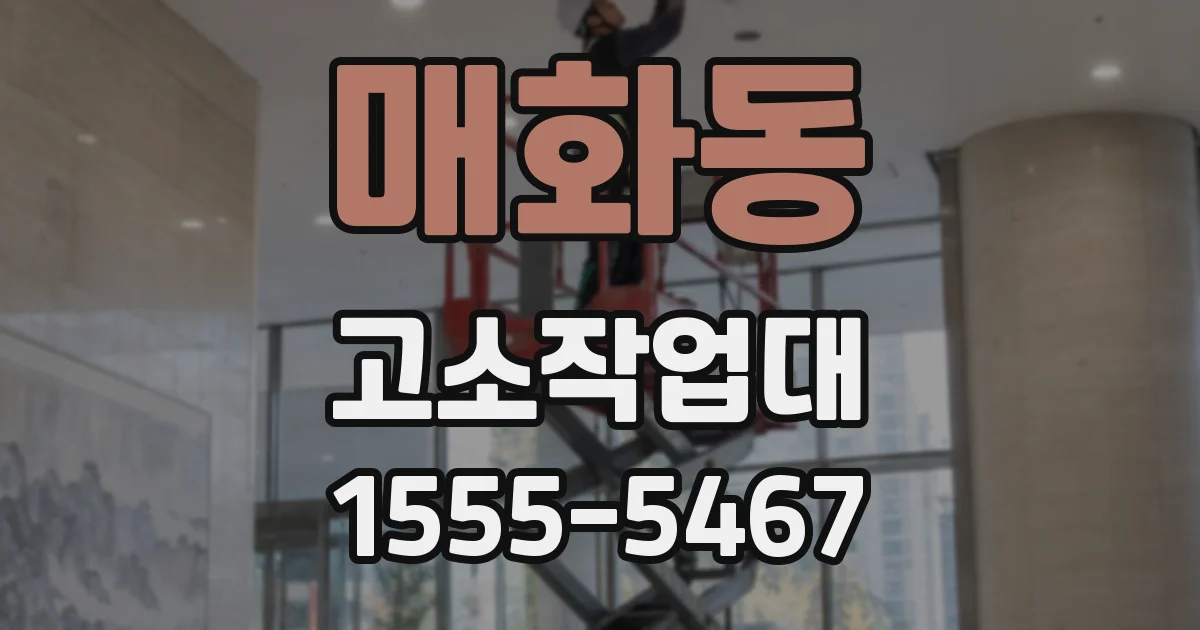 매화동 고소작업대