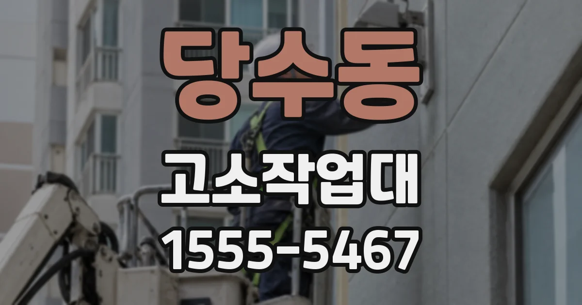 당수동 고소작업대