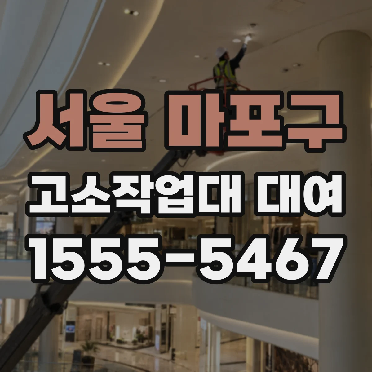 서울 마포구 고소작업대 대여
