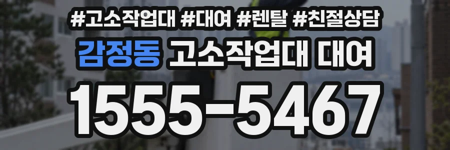 감정동 고소작업대 대여