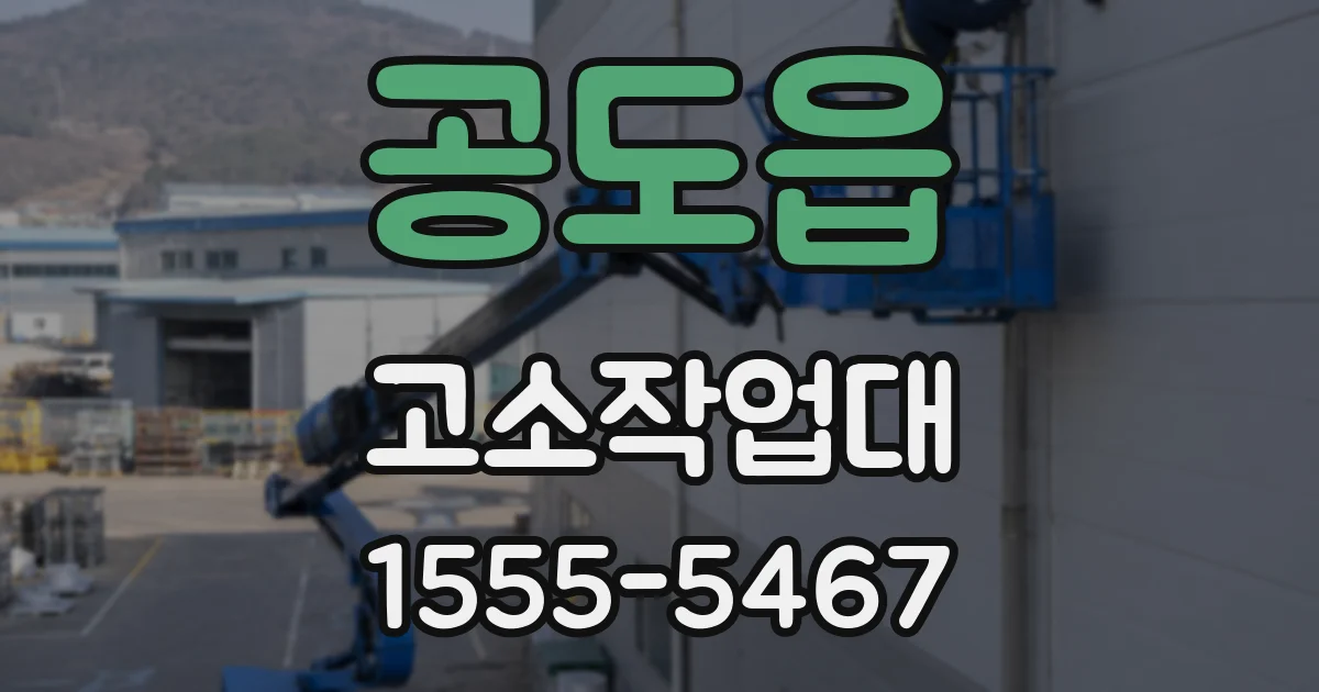 공도읍 고소작업대
