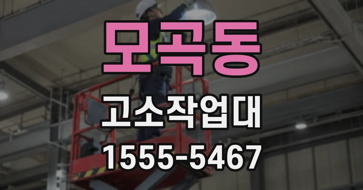 모곡동 고소작업대