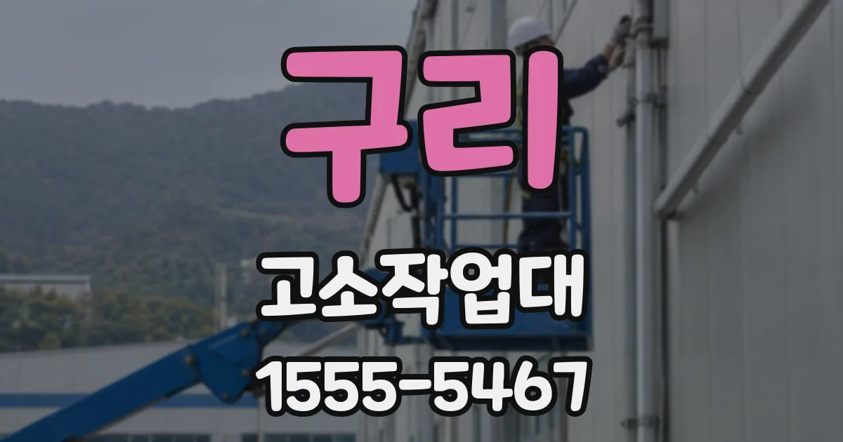 구리 고소작업대