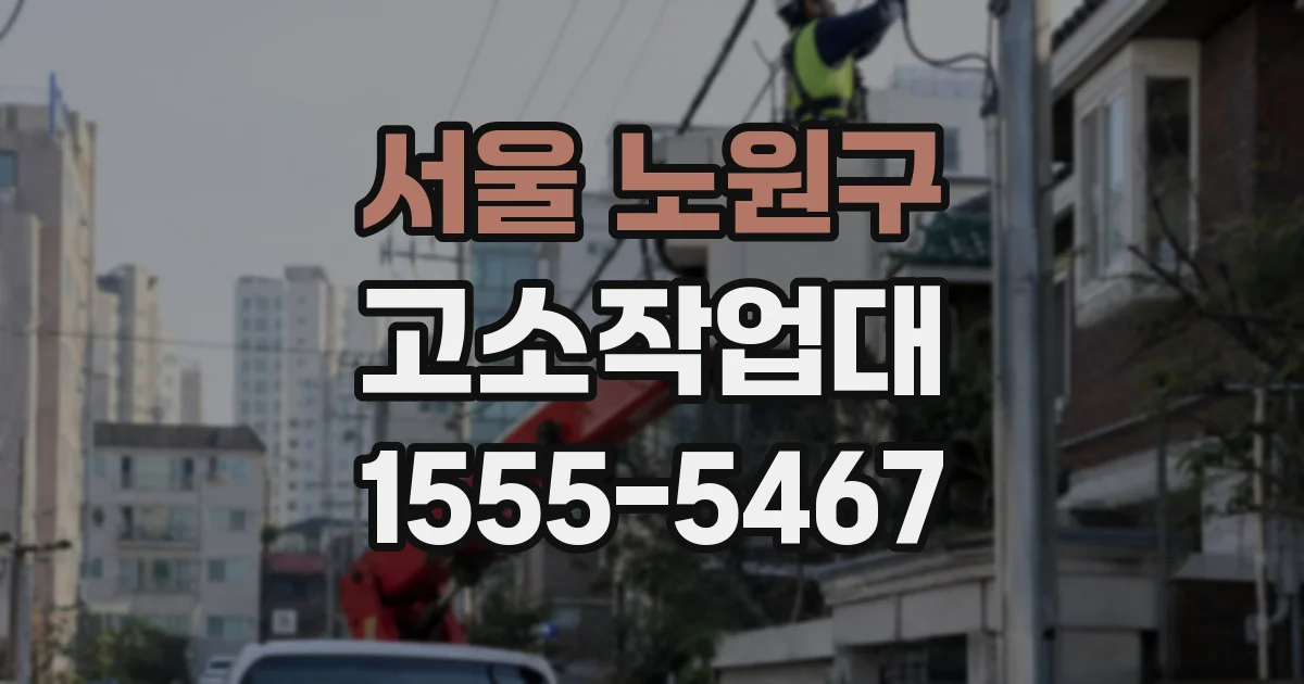 서울 노원구 고소작업대