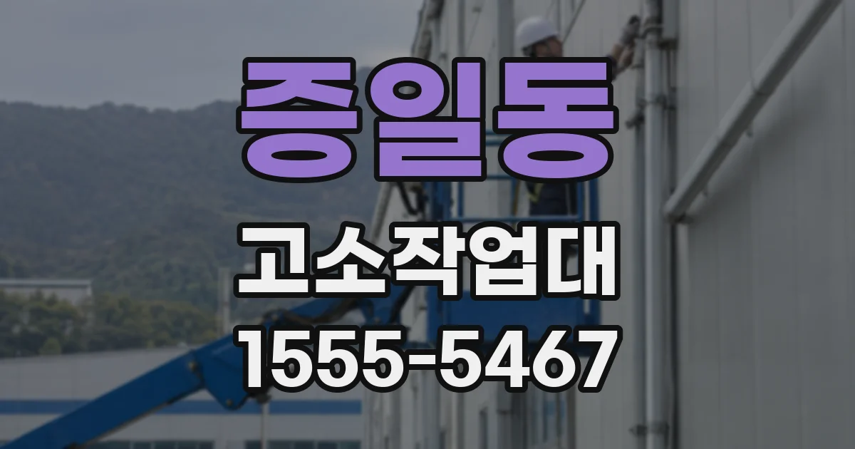 증일동 고소작업대