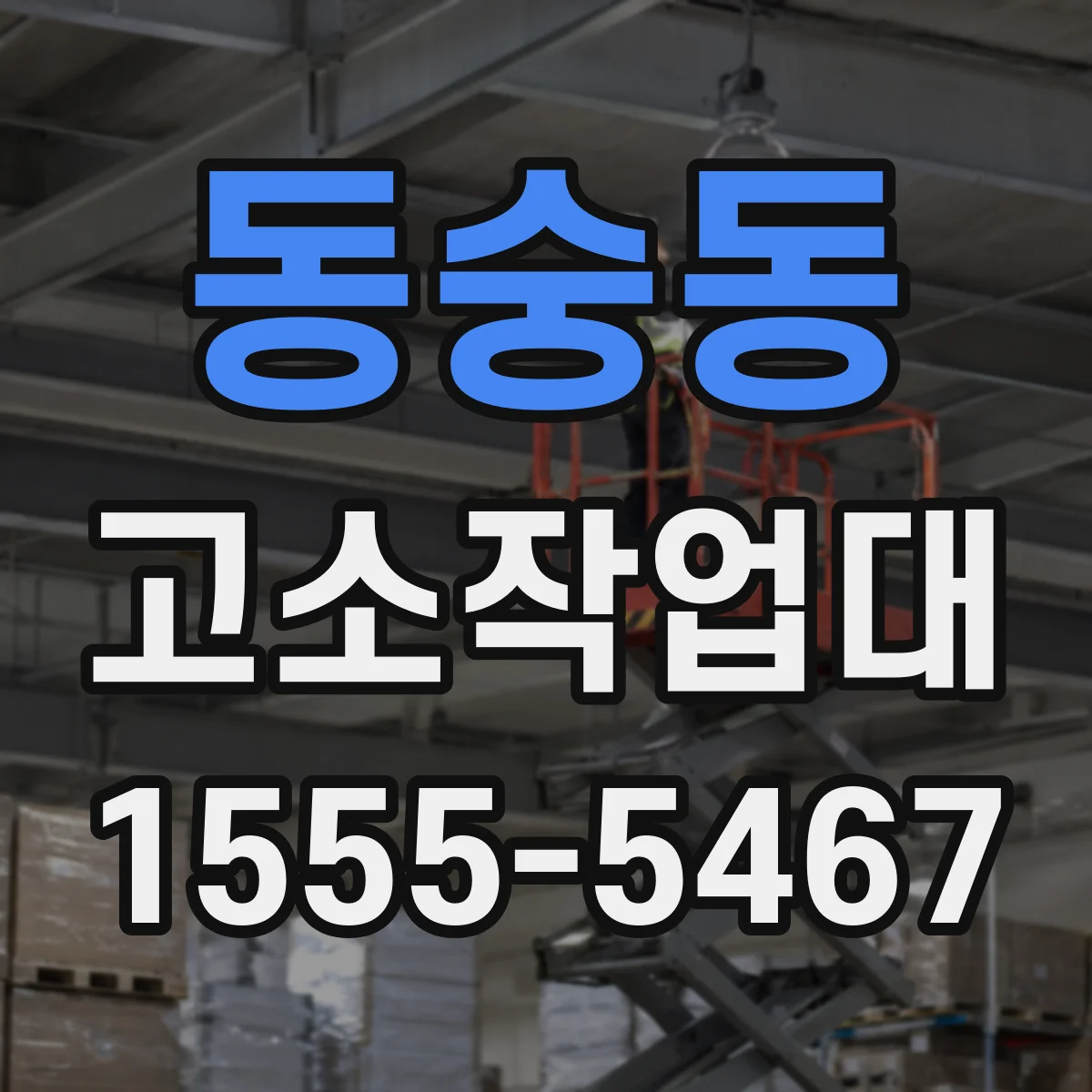 동숭동 고소작업대