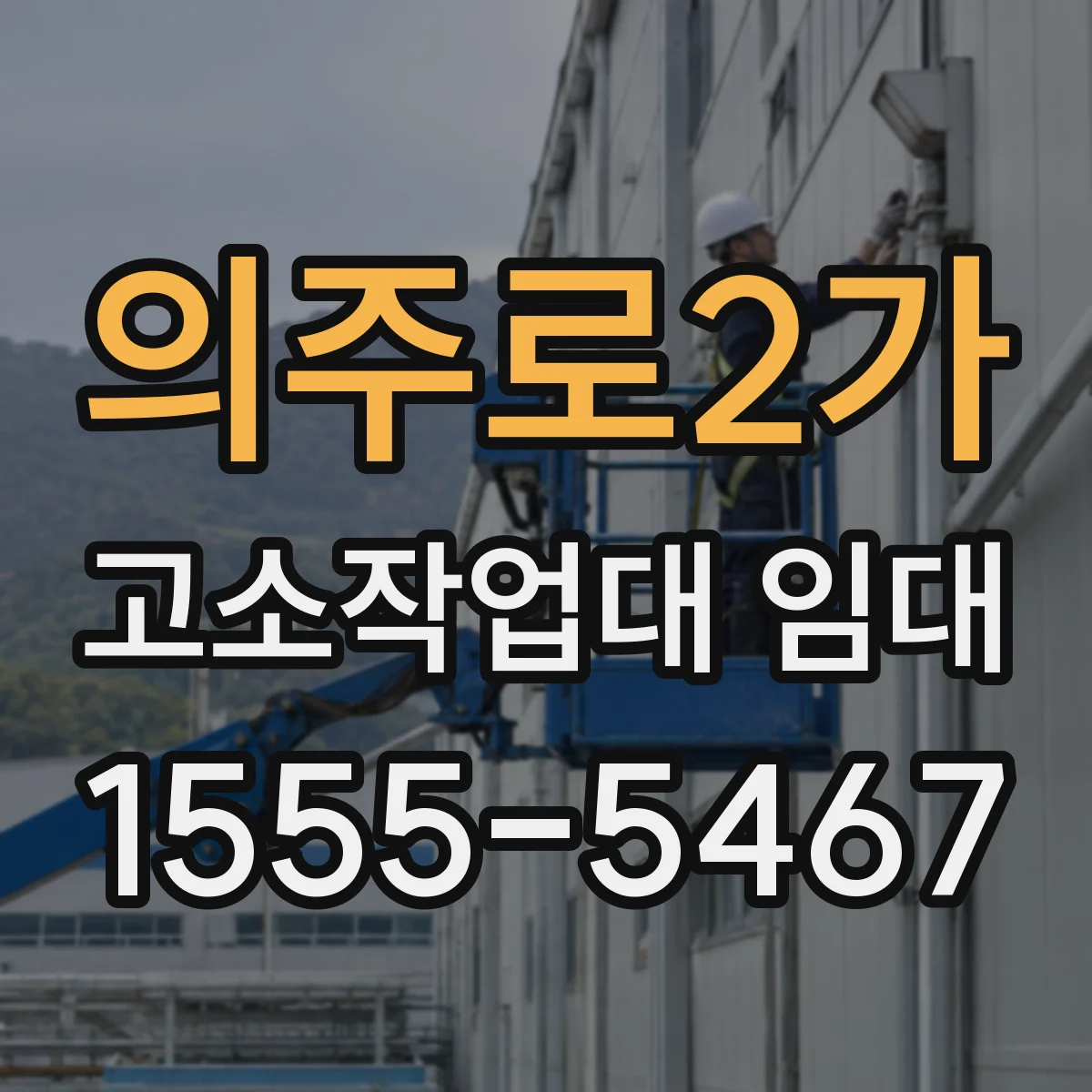 의주로2가 고소작업대 임대