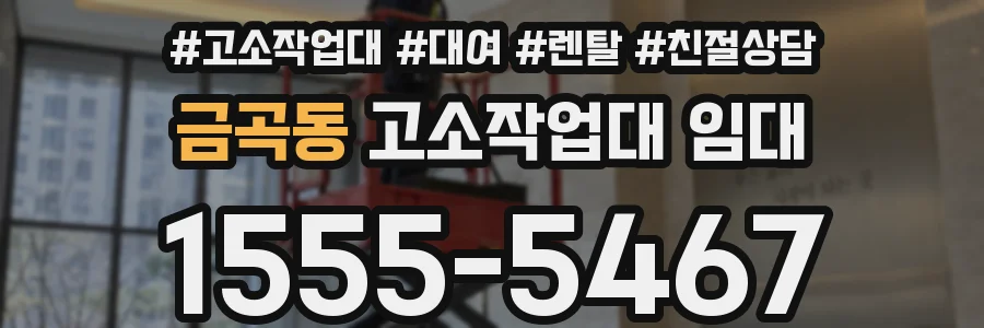 금곡동 고소작업대 임대