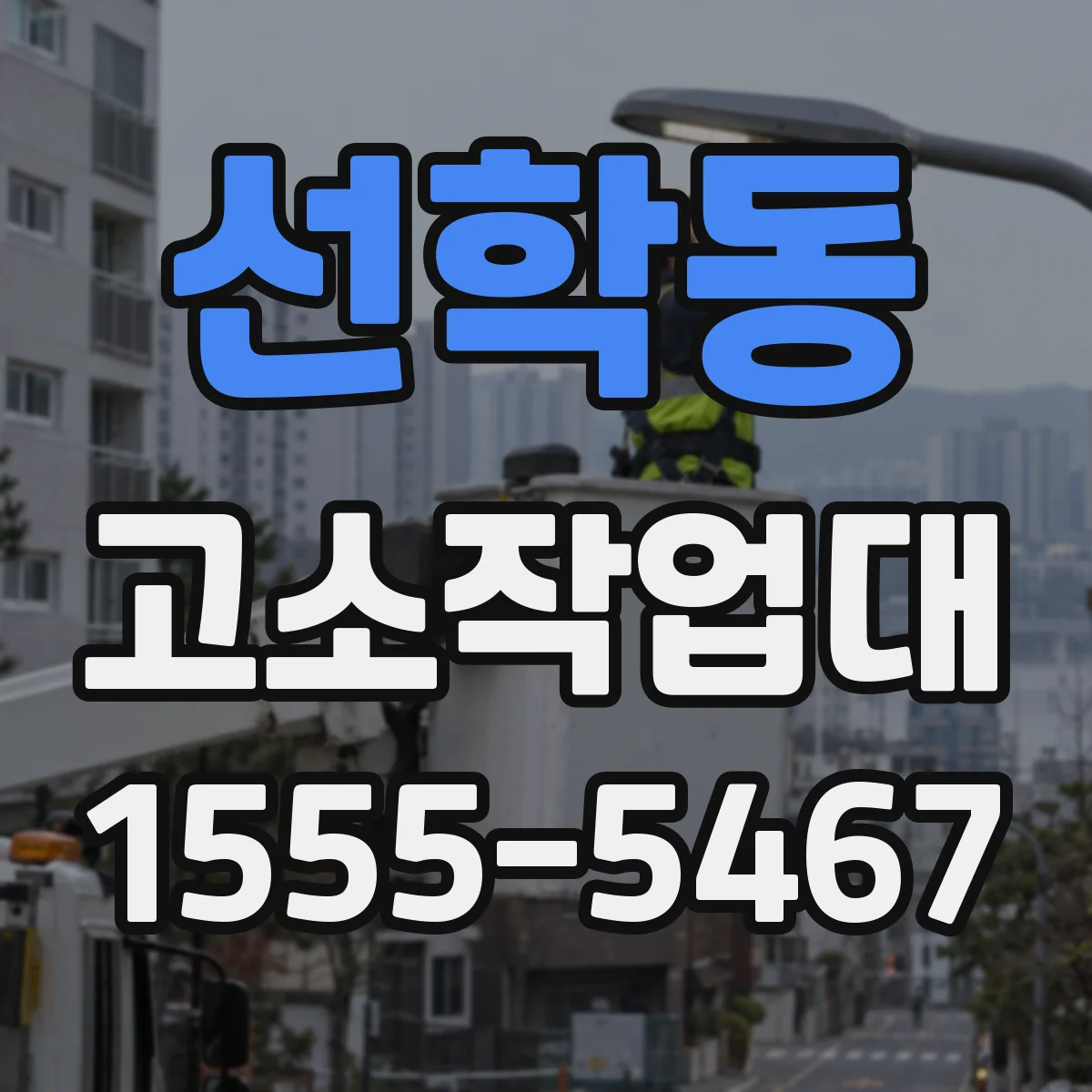 선학동 고소작업대