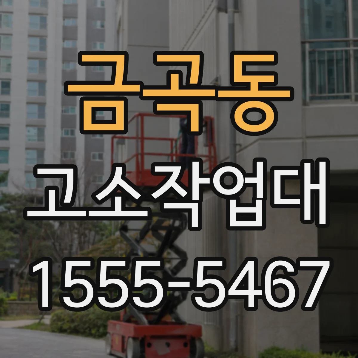 금곡동 고소작업대