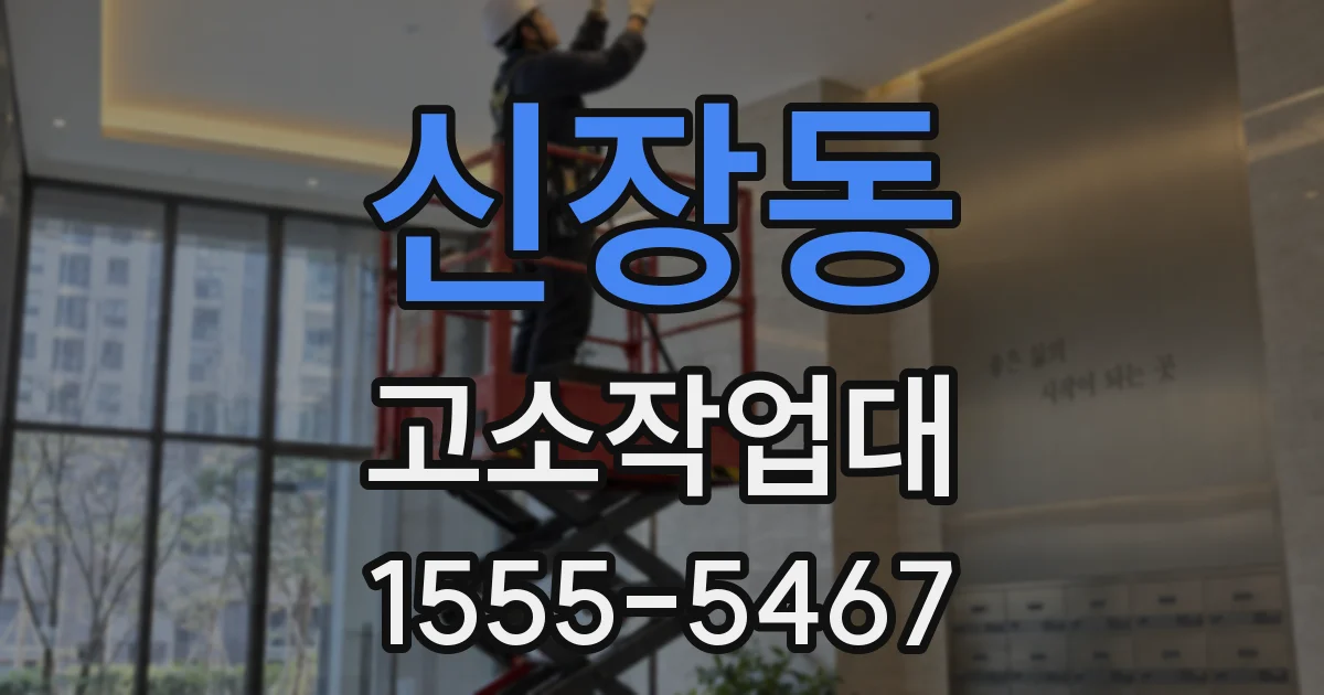 신장동 고소작업대