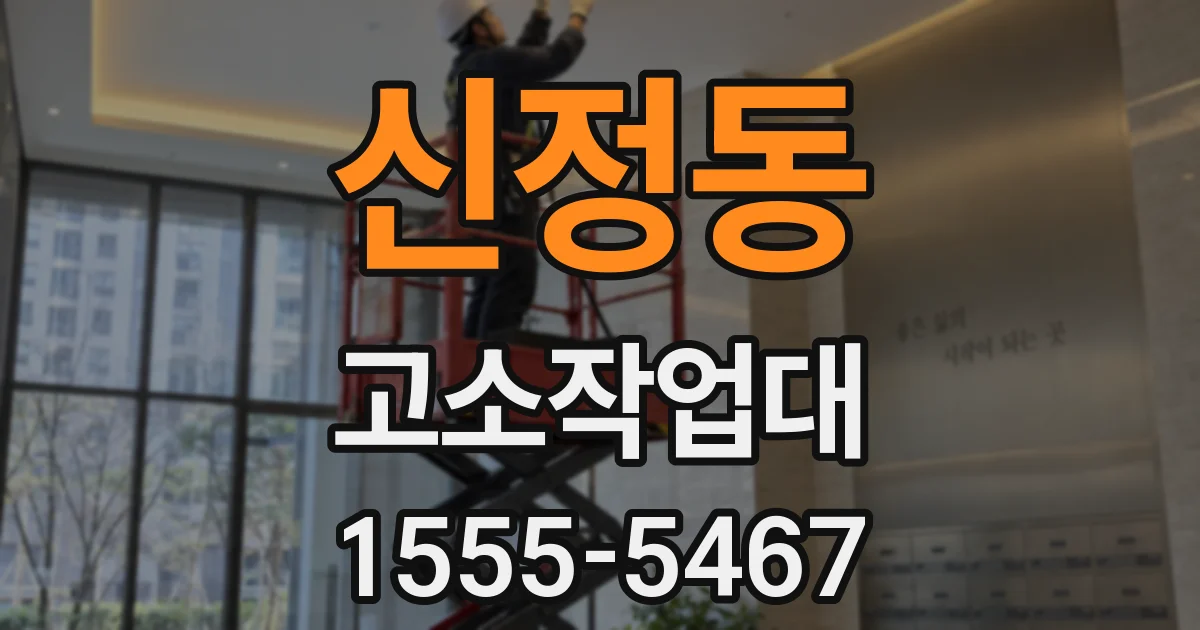 신정동 고소작업대