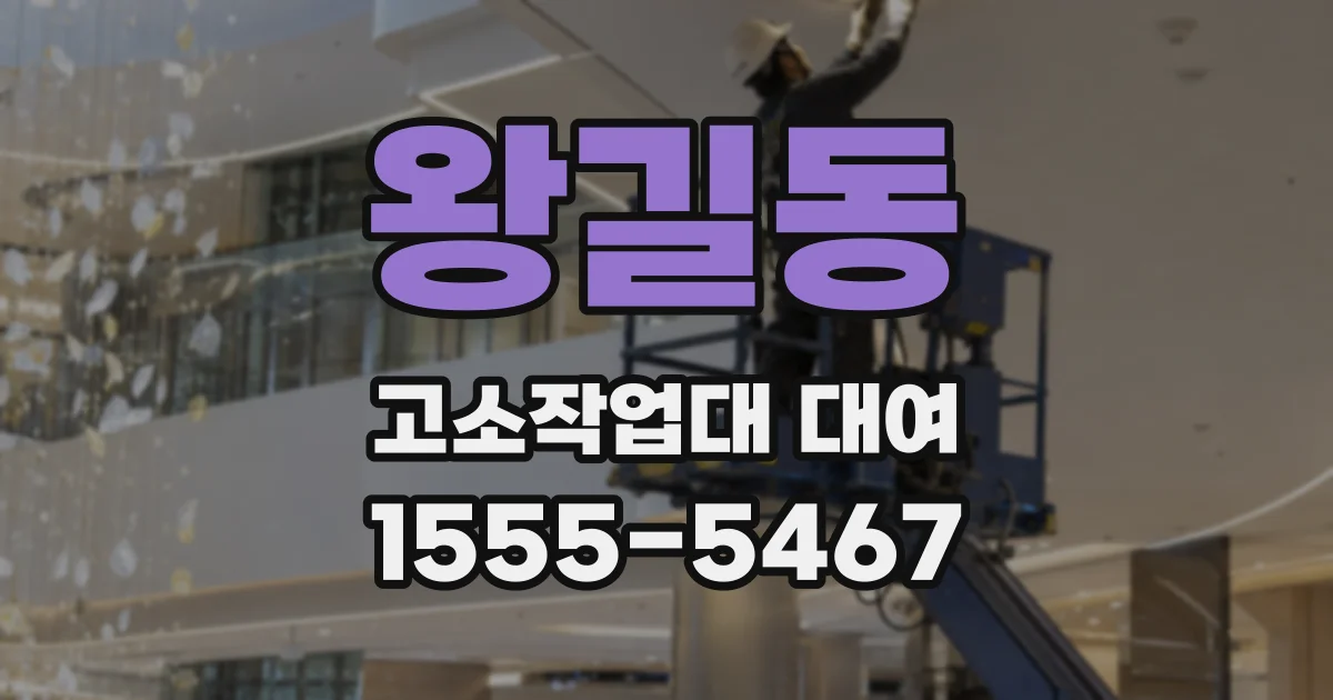 왕길동 고소작업대 대여