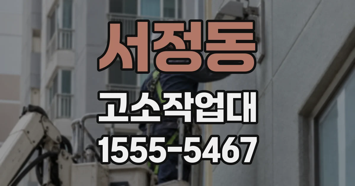 서정동 고소작업대