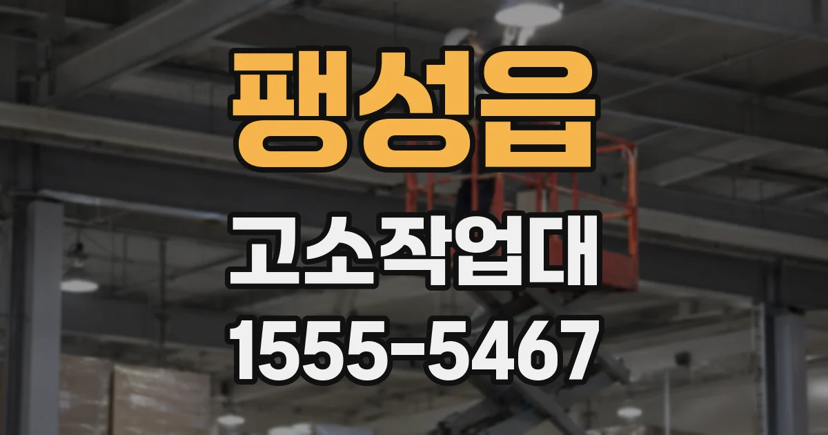 팽성읍 고소작업대