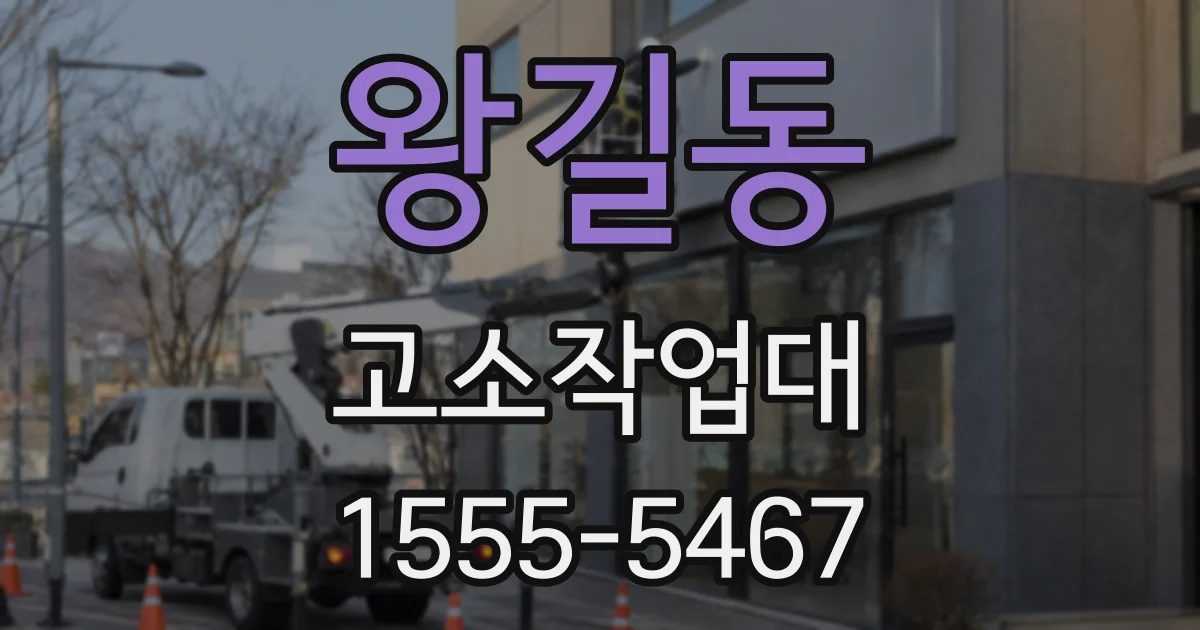 왕길동 고소작업대