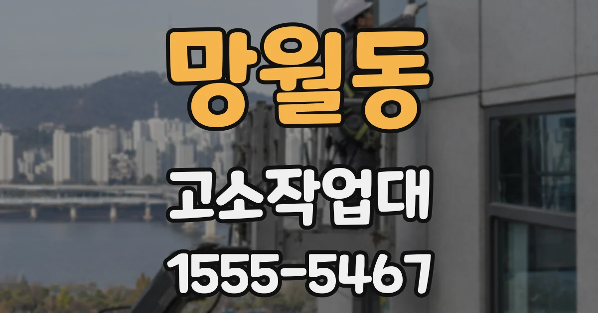 망월동 고소작업대