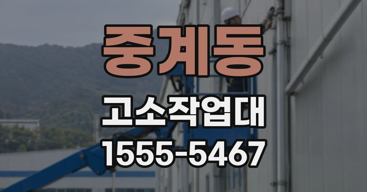 중계동 고소작업대