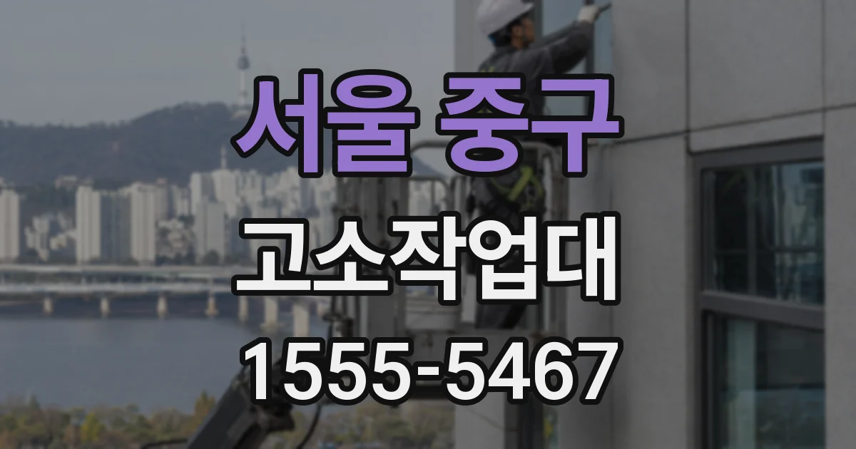 서울 중구 고소작업대