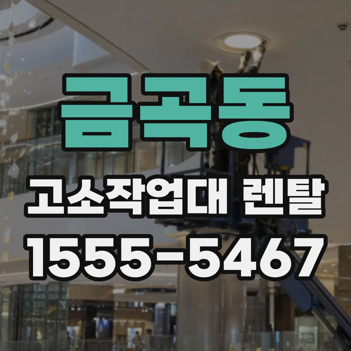 금곡동 고소작업대 렌탈