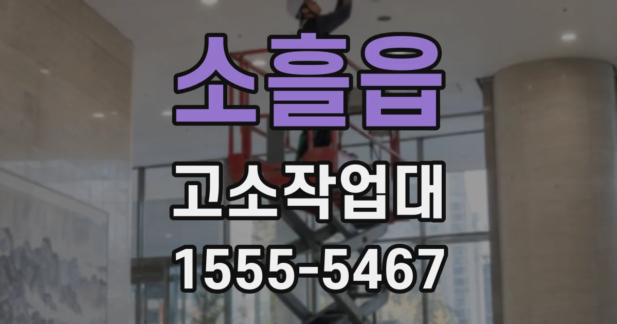 소흘읍 고소작업대