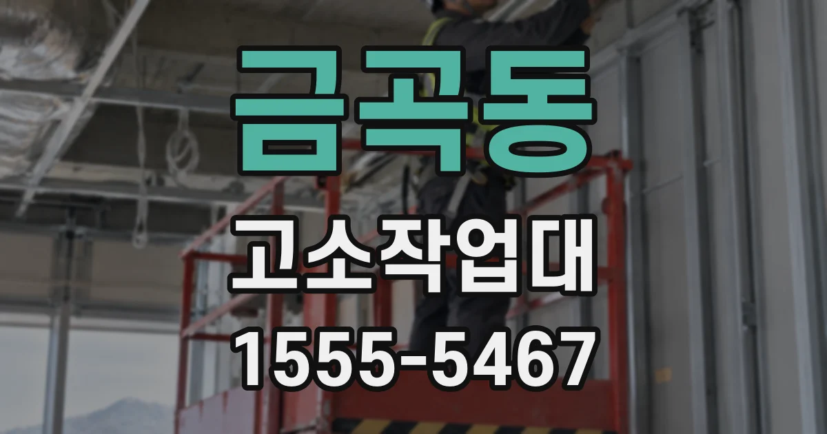 금곡동 고소작업대