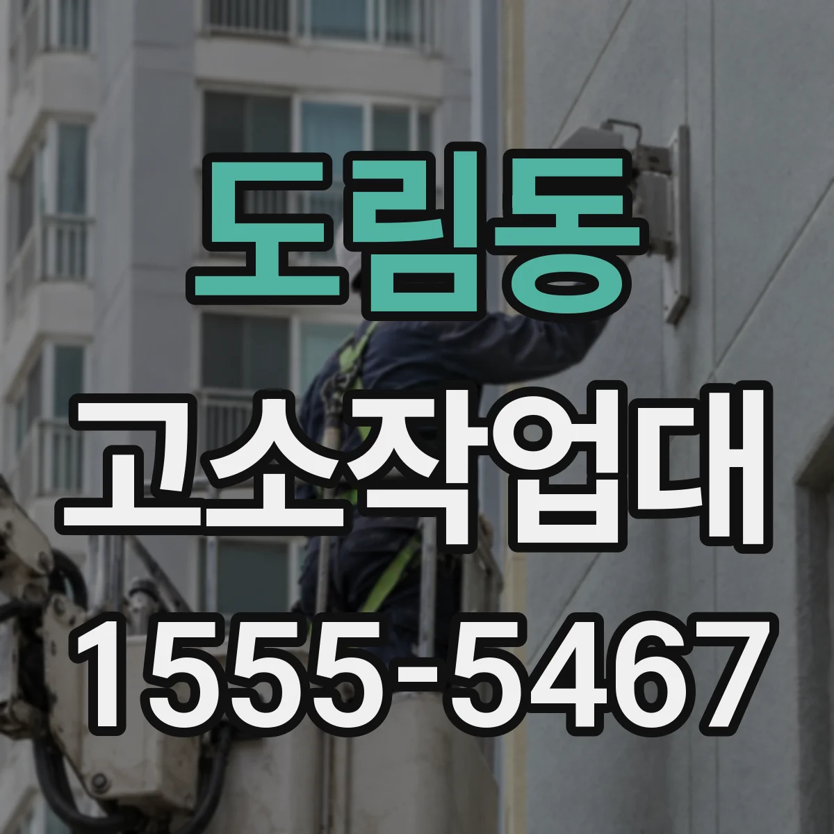 도림동 고소작업대