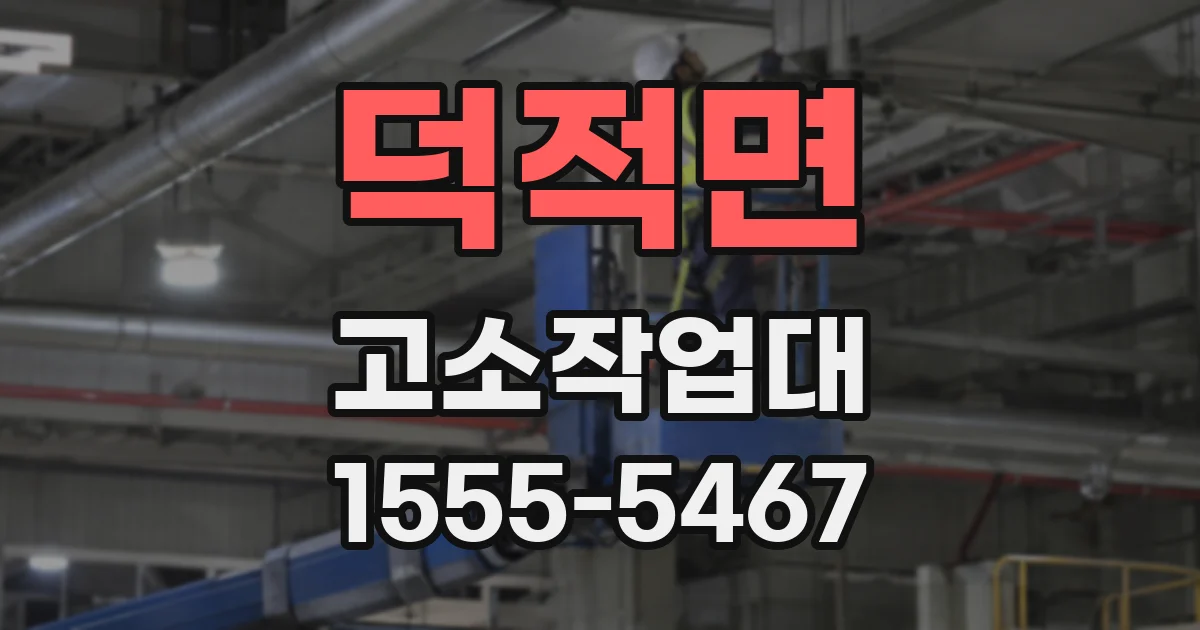 덕적면 고소작업대