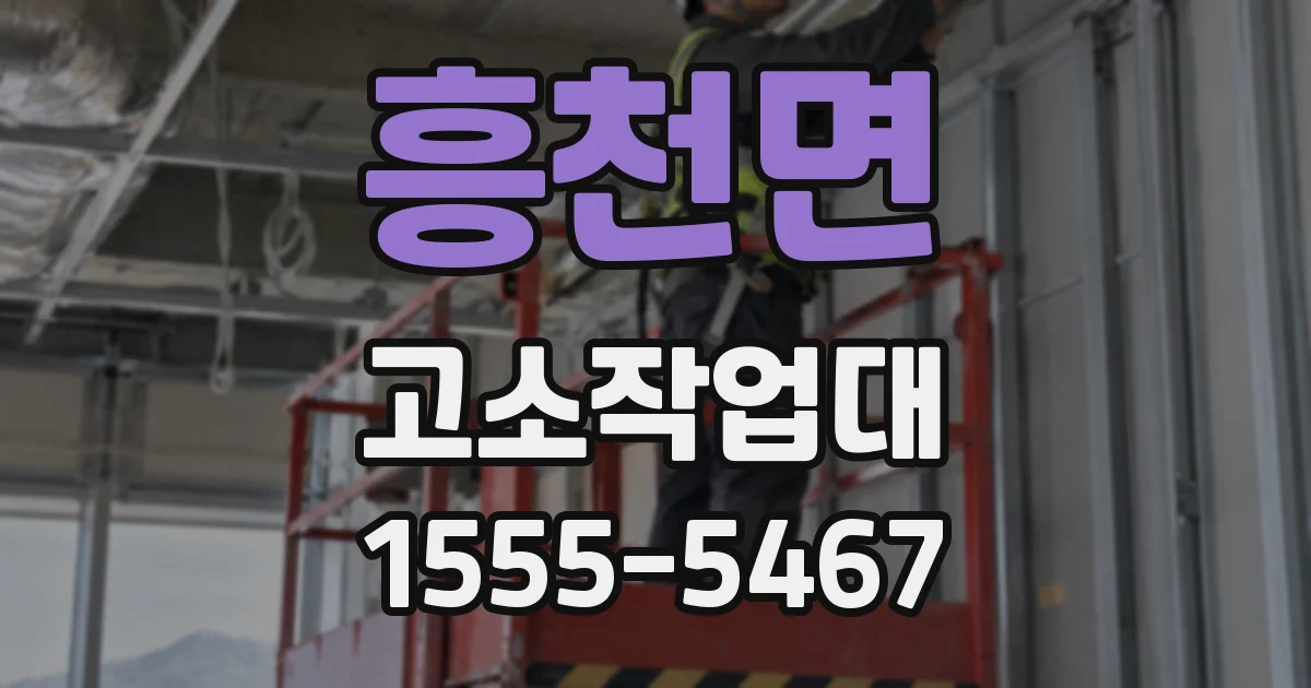 흥천면 고소작업대
