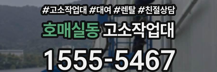 호매실동 고소작업대