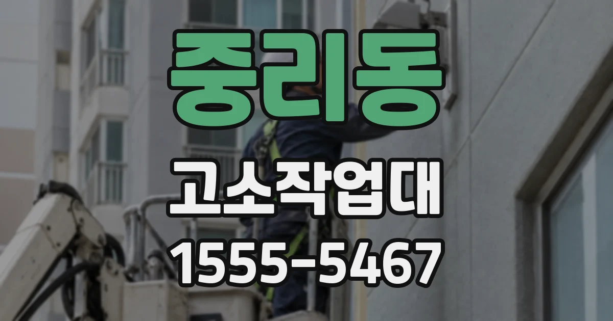 중리동 고소작업대