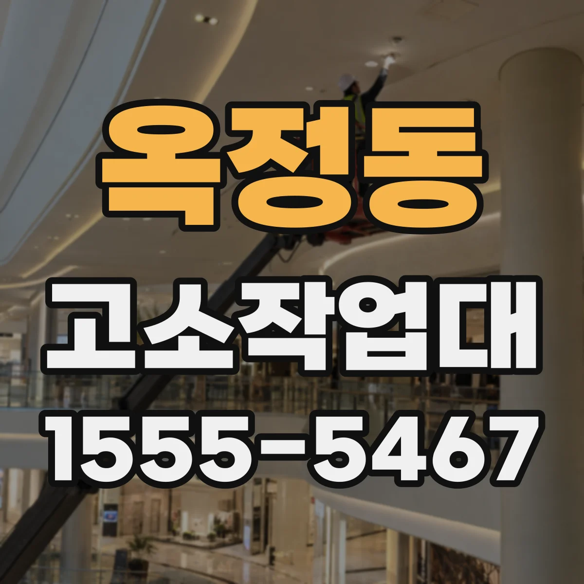 옥정동 고소작업대
