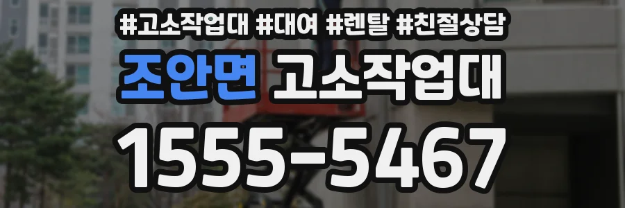 조안면 고소작업대