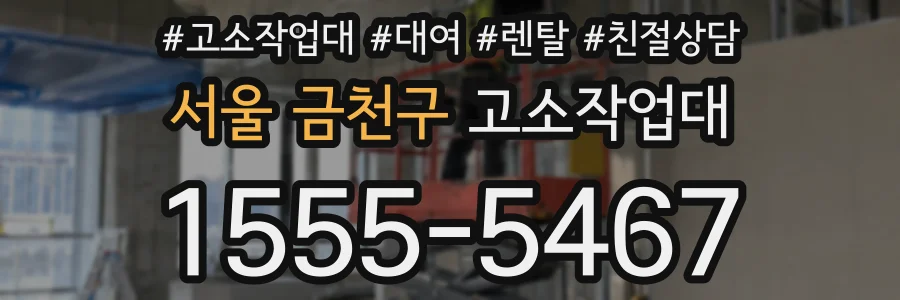 서울 금천구 고소작업대