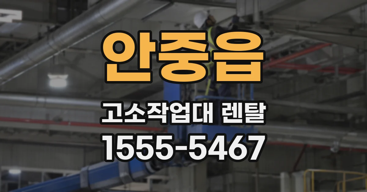 안중읍 고소작업대 렌탈