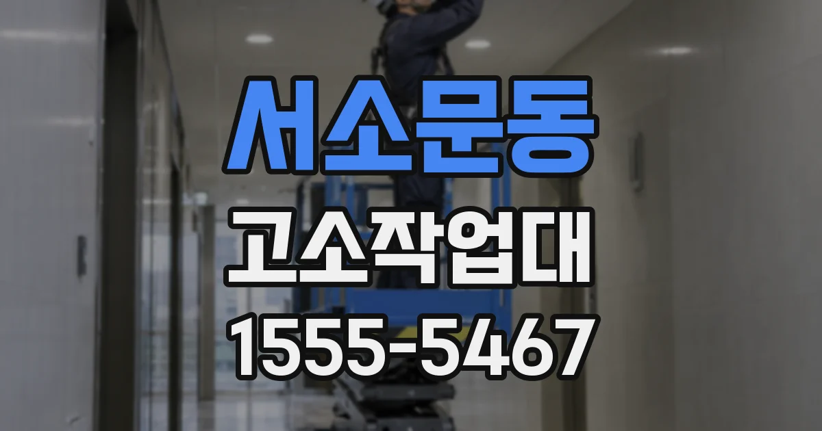 서소문동 고소작업대