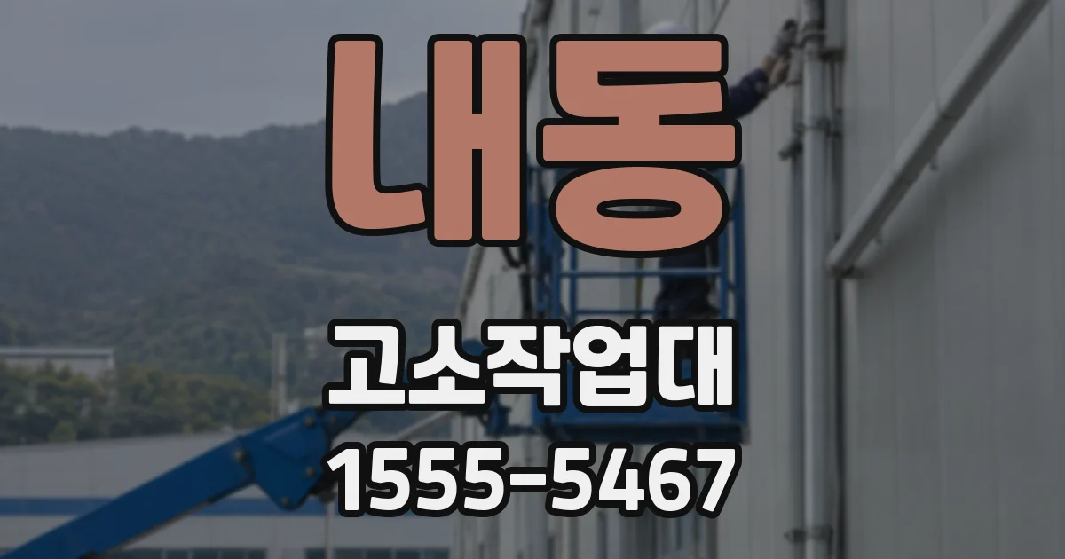 내동 고소작업대