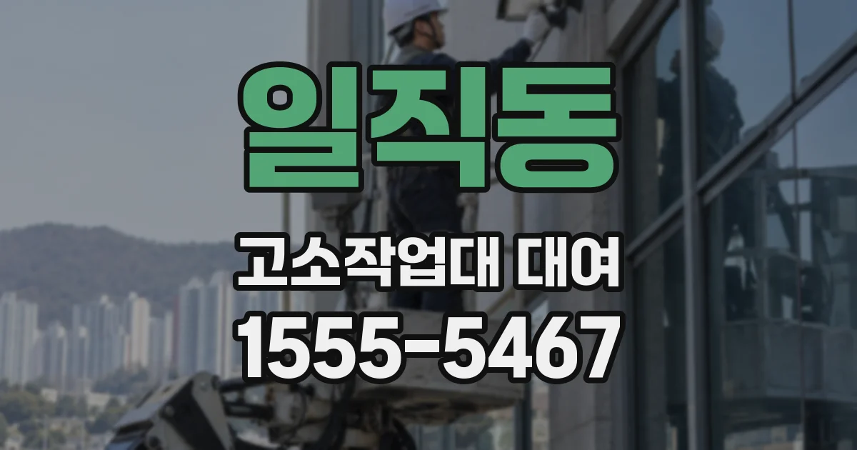 일직동 고소작업대 대여