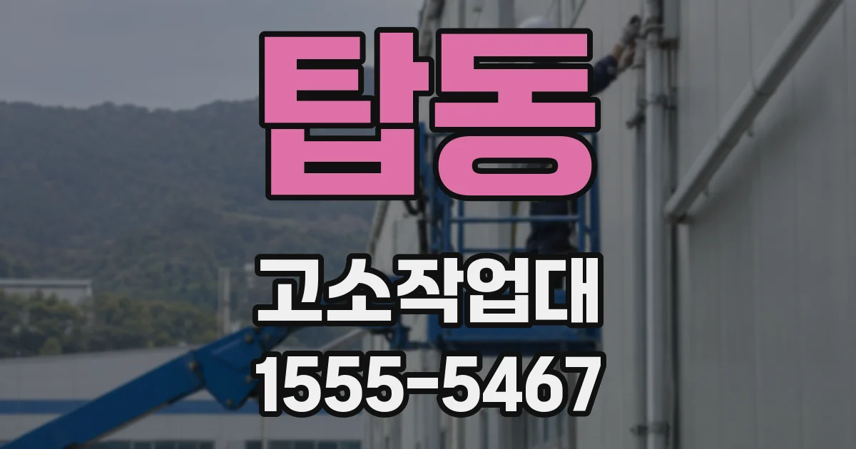 탑동 고소작업대