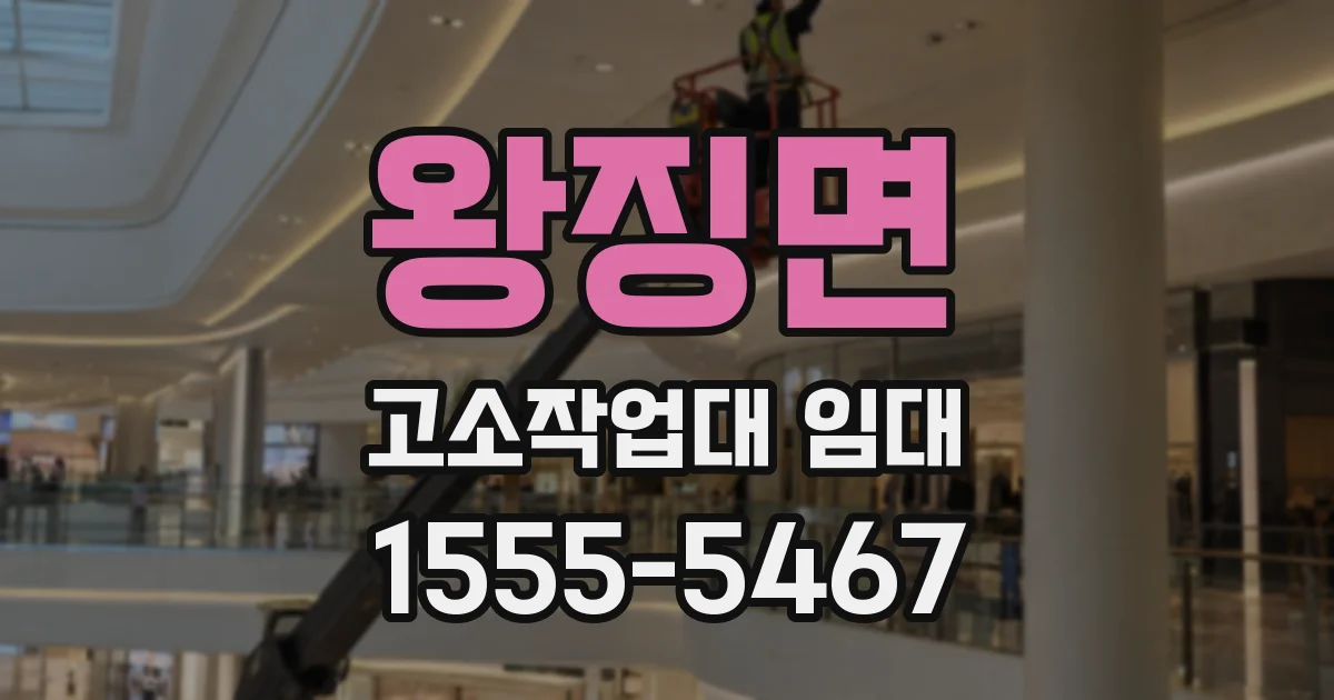 왕징면 고소작업대 임대