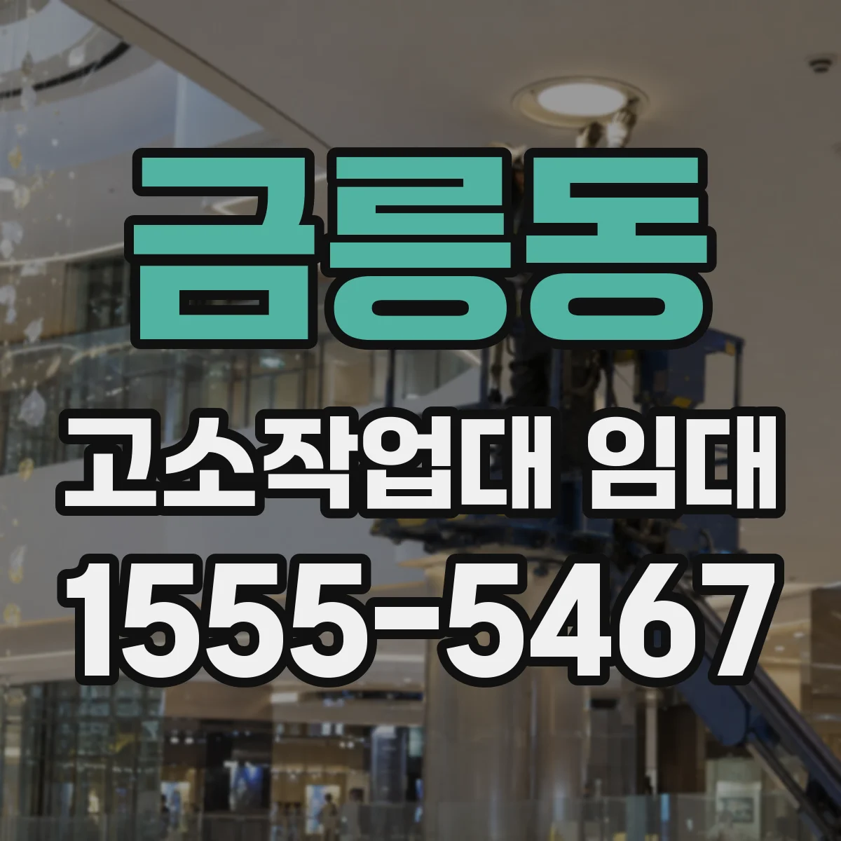 금릉동 고소작업대 임대