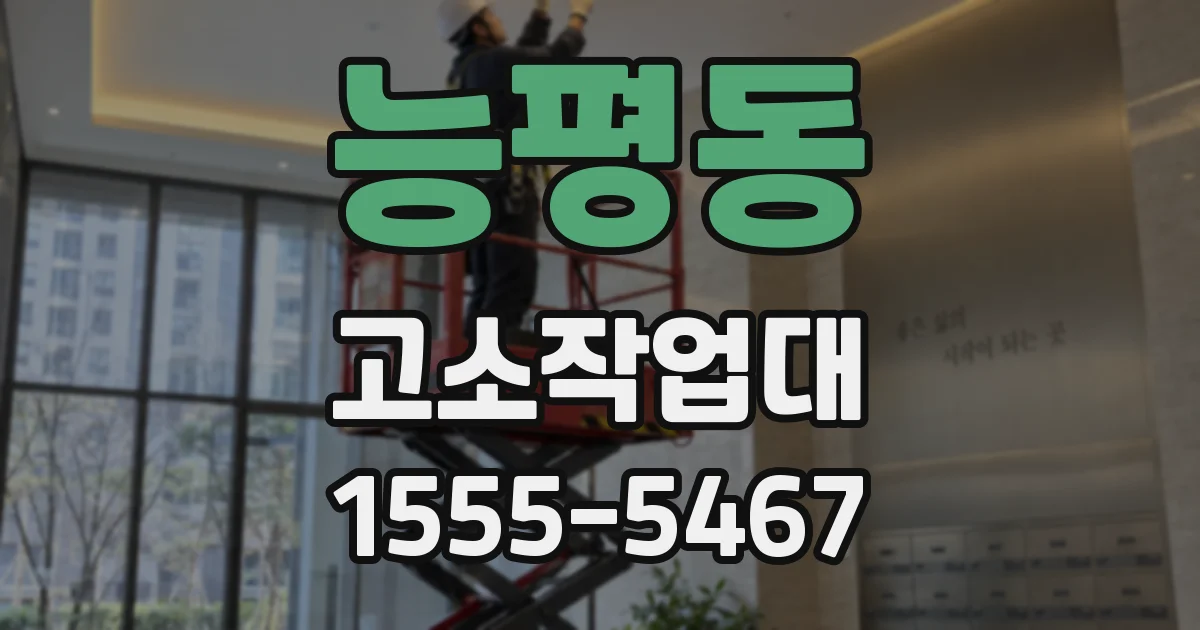 능평동 고소작업대