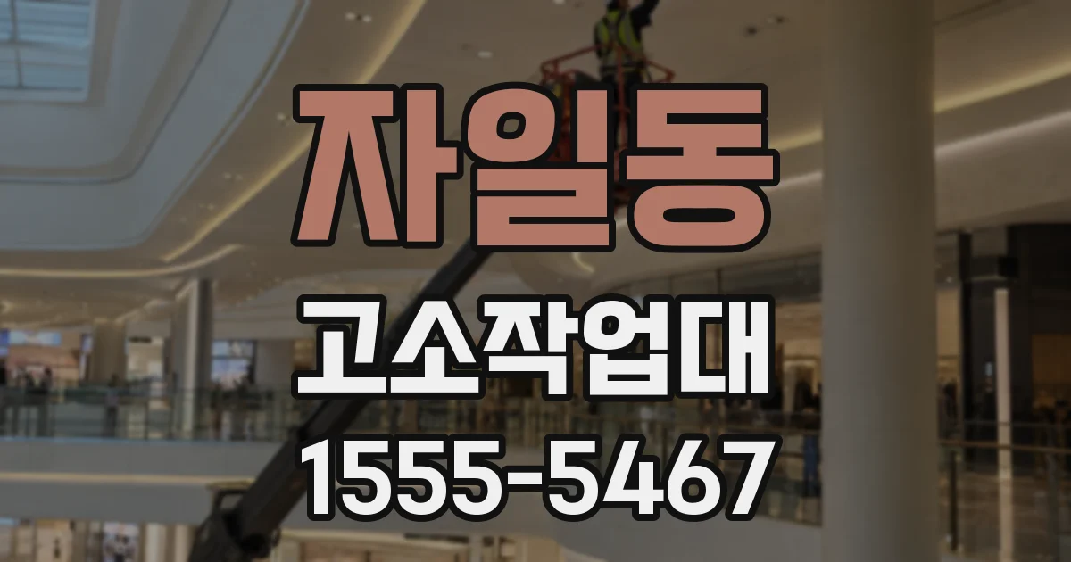 자일동 고소작업대