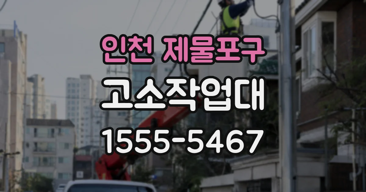 인천 제물포구 고소작업대