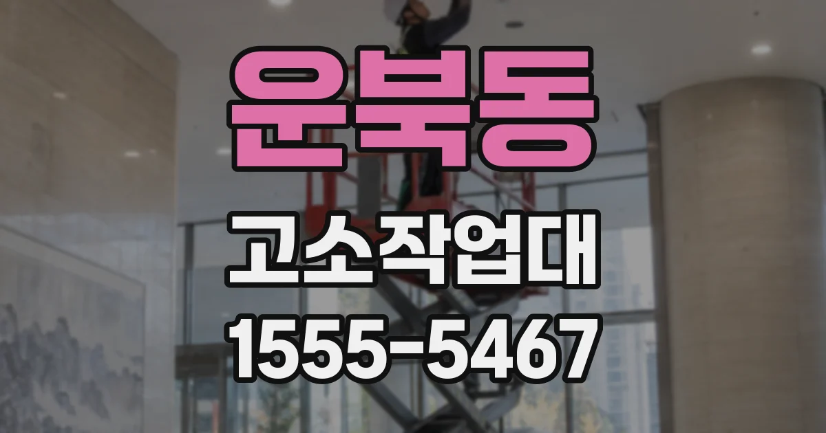 운북동 고소작업대