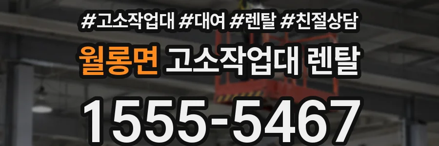 월롱면 고소작업대 렌탈