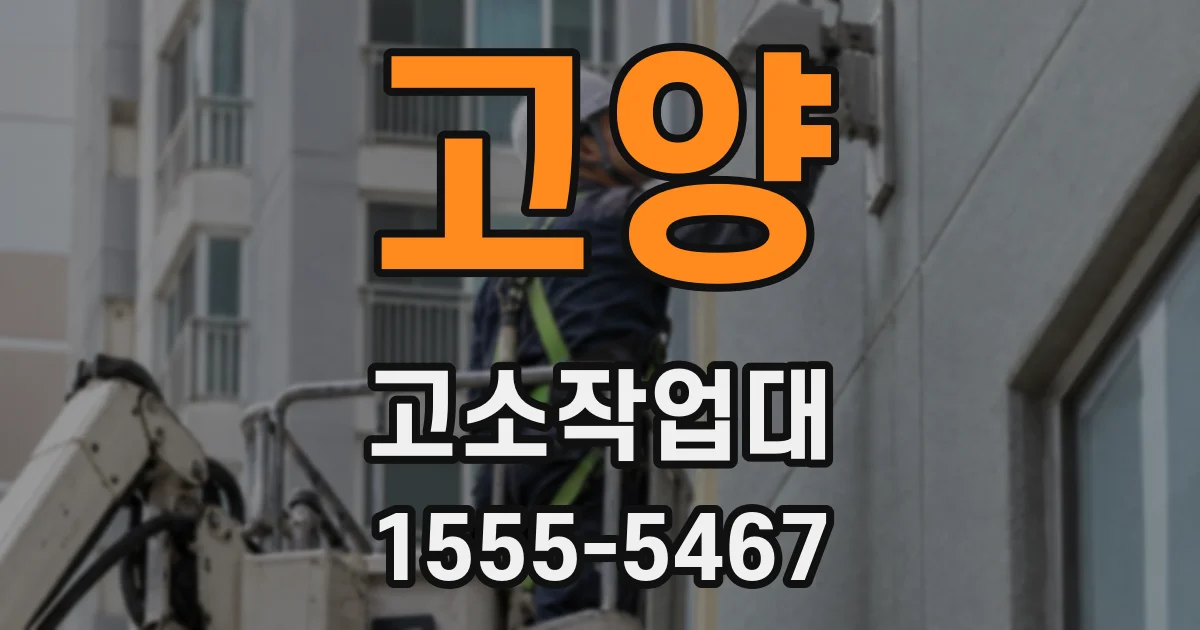고양 고소작업대