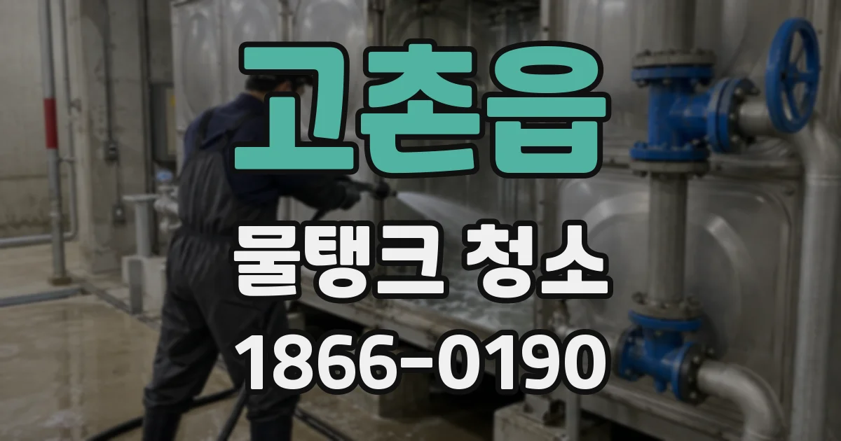 고촌읍 물탱크 청소