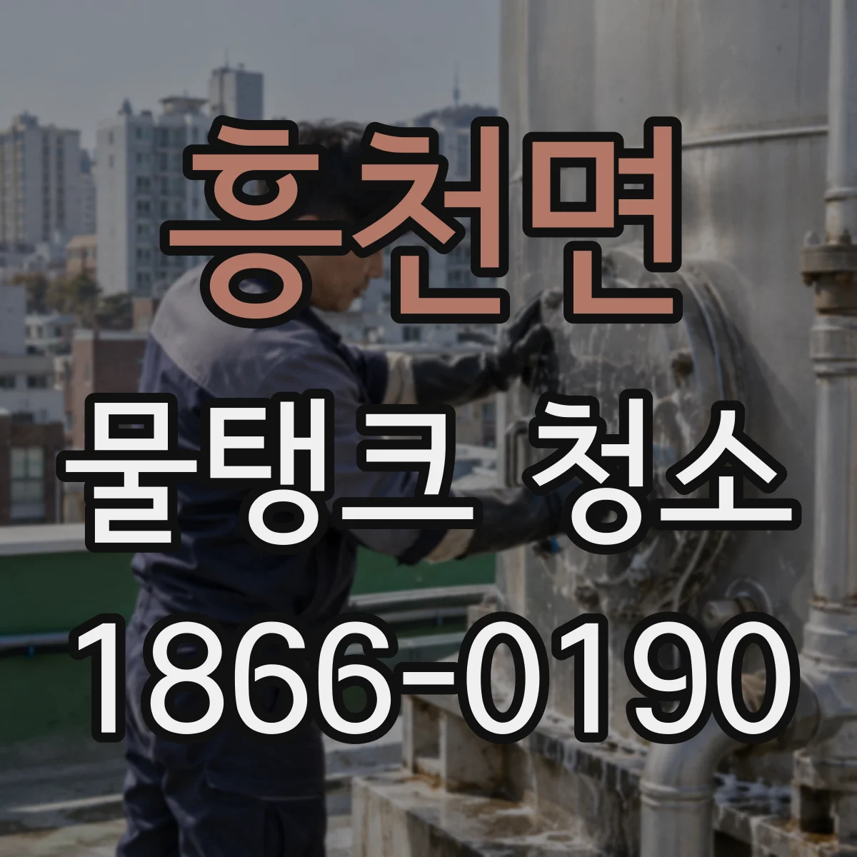 흥천면 물탱크 청소